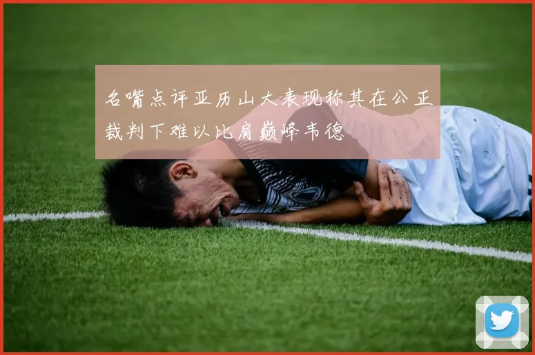 名嘴点评亚历山大表现称其在公正裁判下难以比肩巅峰韦德